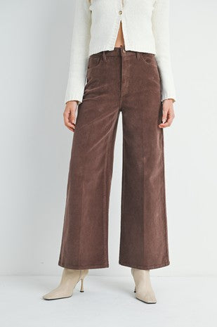 JUST USA - Wide Leg Corduroy