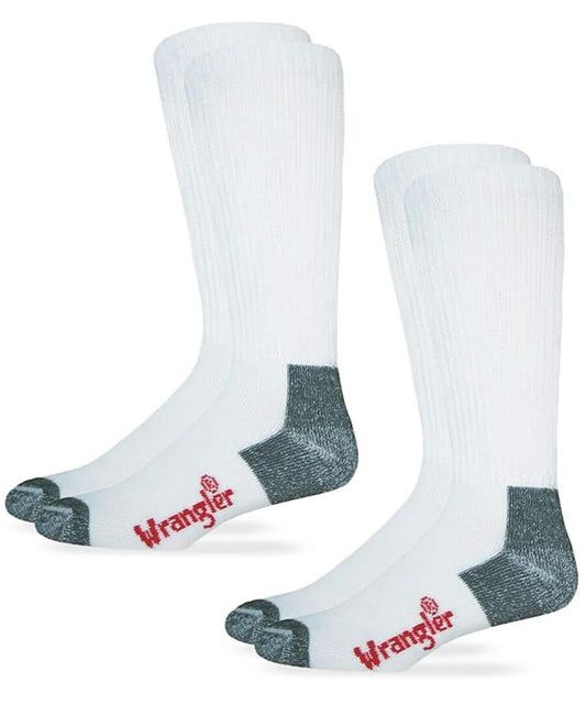 MEN'S 2PK WRANGLER WHITE XL SOCKS
