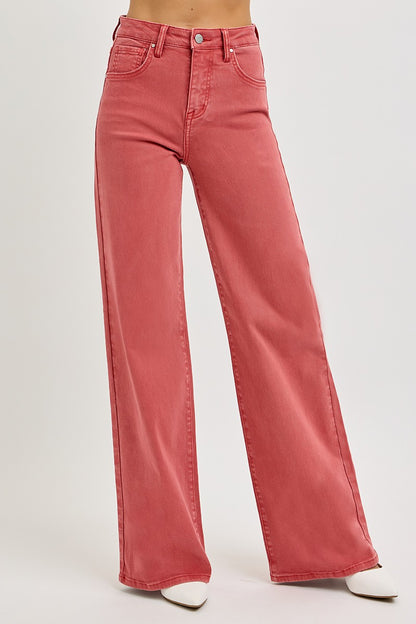 Brick Tummy Control High Rise Wide Pants