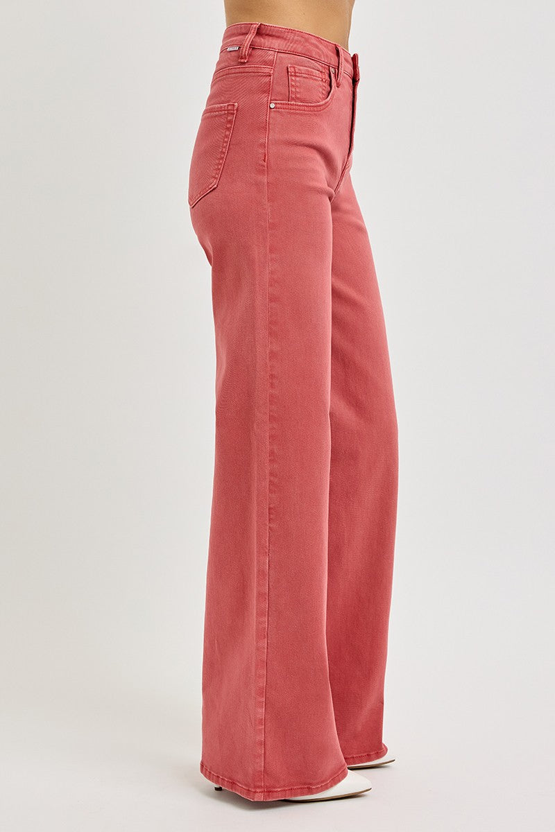 Brick Tummy Control High Rise Wide Pants