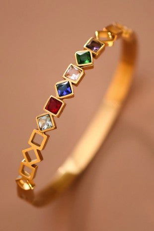18k Waterproof Non-tarnish Stainless Steel Bangle
