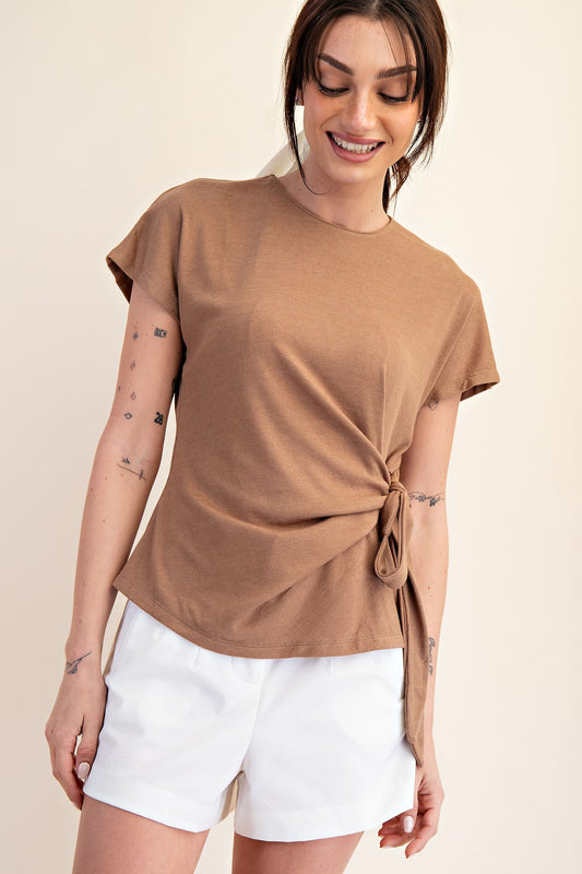 Knotted Knit Top