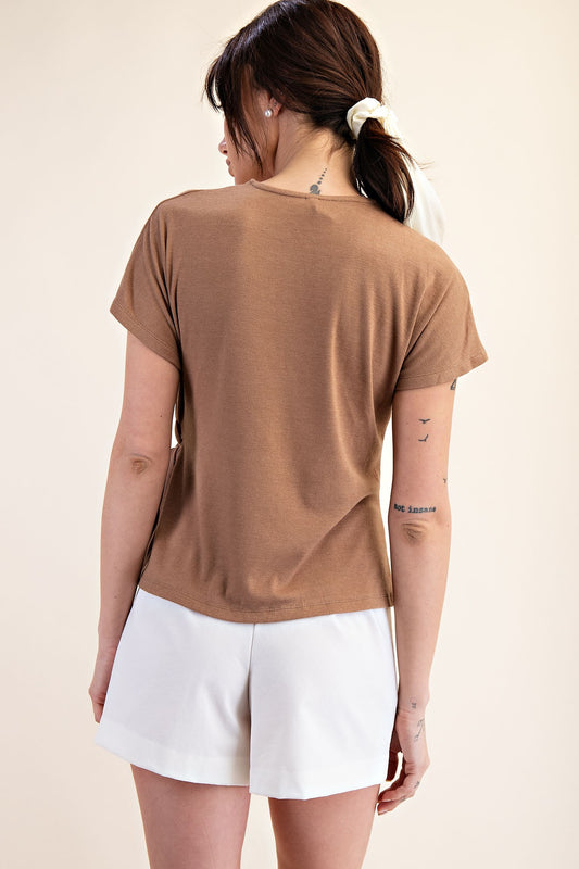 Knotted Knit Top