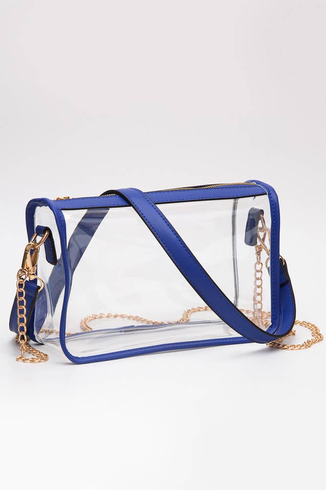 Hana - Clear Rectangle Stadium Concert Crossbody Bag