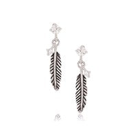 Montana Silversmiths Women's Feather Whispers Earrings