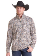 CAMO JERSEY PULLOVER