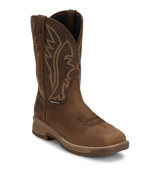 JUSTIN - NITREAD TAUPE COWHIDE