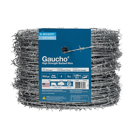 BARBWIRE GAUCHO 15.5-Gauge 4-Point Gaucho High-Tensile