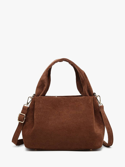 Jen & Co. - Lia Faux Suede Satchel w/ Top Handle | M2854
