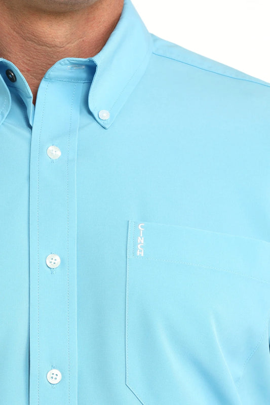 Men's Long Sleeve Modern Fit Blue