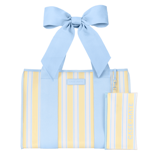 Case-Mate - Case-Mate Cabana Stripe Bow Jelly Tote Bag