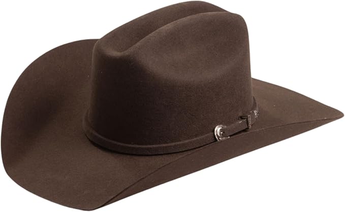 brown cowboy hat with white background