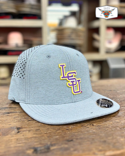 "LSU Baseball White" - Flat Performance Hat