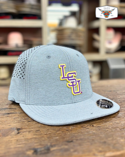 "LSU Baseball White" - Flat Performance Hat