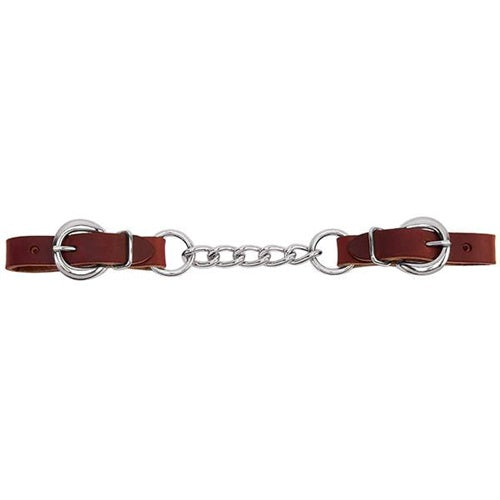 Latigo Leather Heavy-Duty 4-1/2" Single Link Chain
