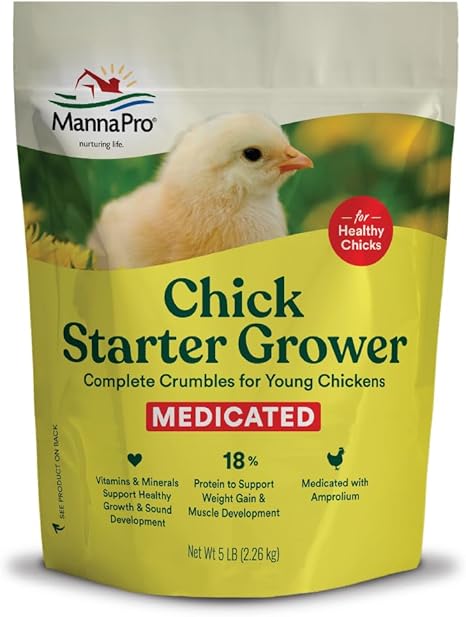 Manna Pro Medicated Chick Starter Grower Feed