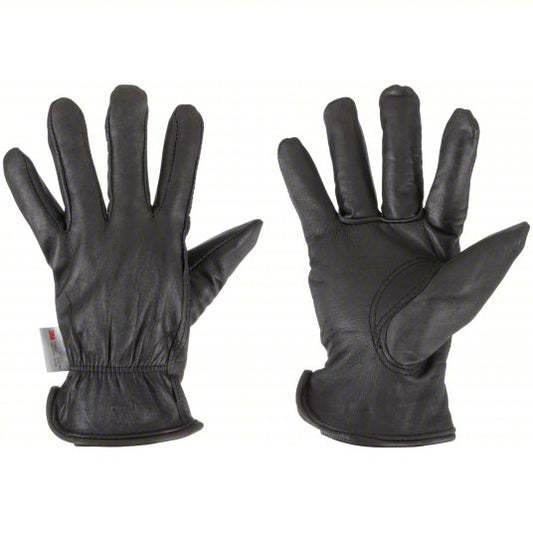 LADIES BLACK GLOVES GOATSKIN SM