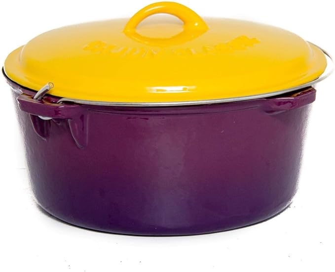 #9 PUR/GOLD DUTCH OVEN