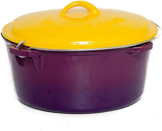 #9 PUR/GOLD DUTCH OVEN
