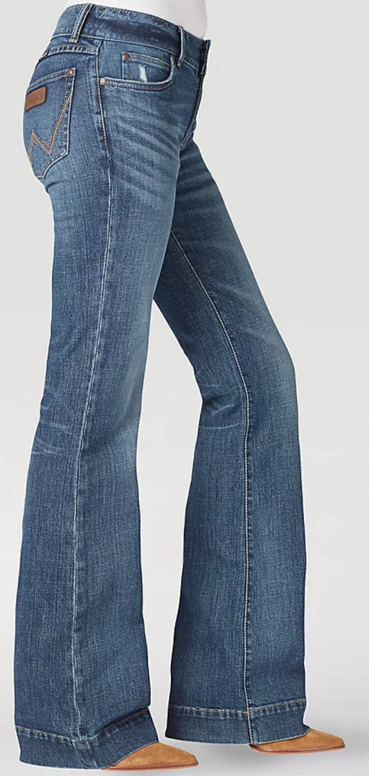 Women's Wrangler Retro Mae Wide Leg Trouser Jean