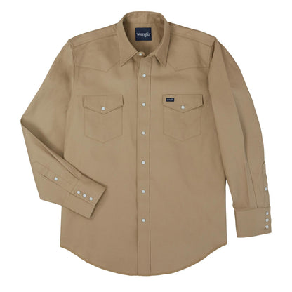 Mens Authentic Cowboy Cut® Work Shirt - Khaki