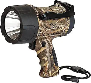Cyclops 350 Lumens LED Tri-Mode Illumination Handheld Waterproof Realtree MAX-5 Camo Spotlight