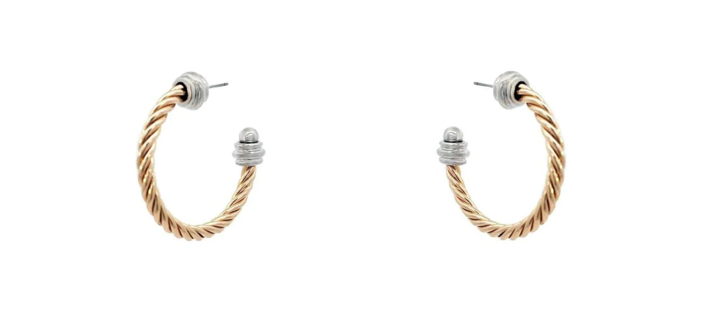 GOLD TWIST WITH SILVER ACCENTS