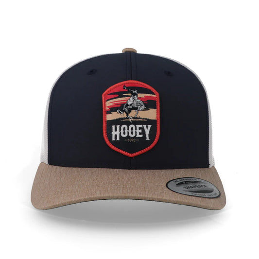 Hooey Cheyenne Graphic Navy & White Trucker Cap