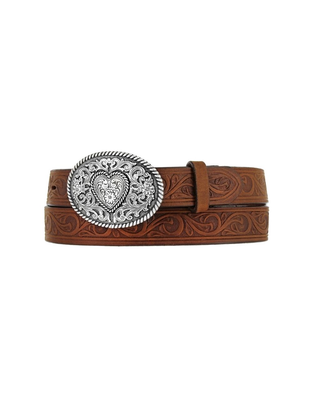 Justin Girl's Bark Trophy Western Belt - 815BD