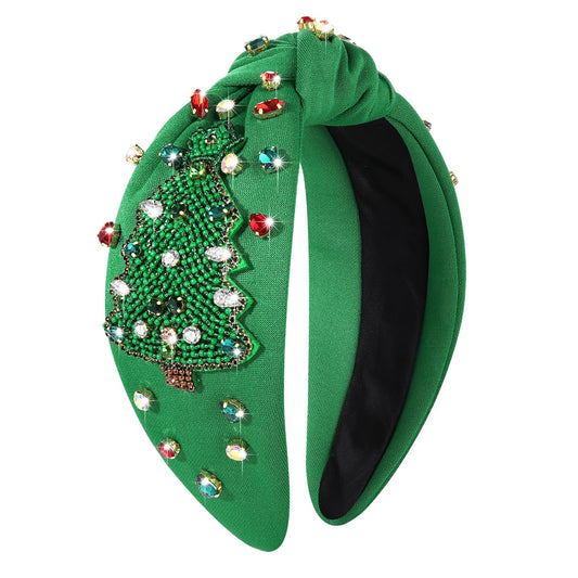GREEN CHRISTMAS HEADBAND