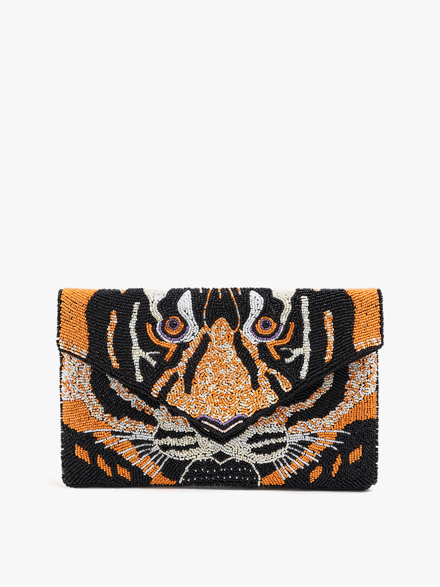 Jen & Co. - Livy Beaded Flapover Clutch/Crossbody | M2164
