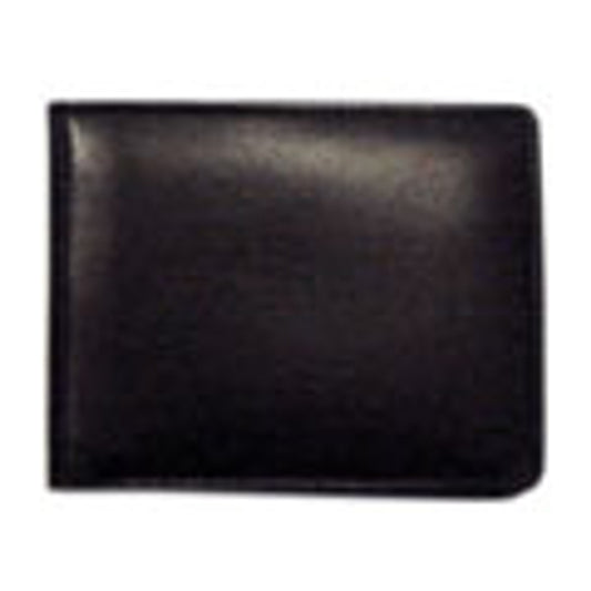 Width: 5 1/2' Height: 3 1/2" Depth: 1/2" Type: Passcase Credit Card Slots: 3 Interior Pockets: 3 Exterior Material: Leather Features: ID window