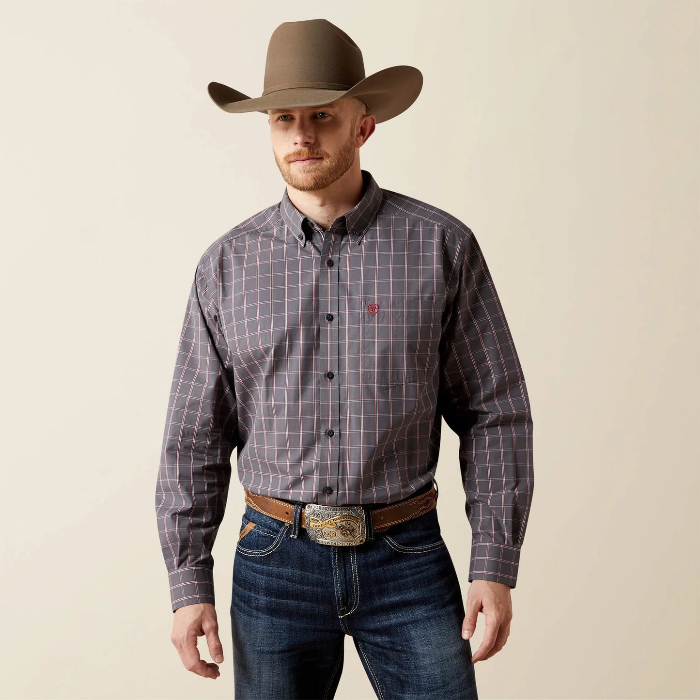 Ariat Men - Pro Series Classic Fit Shirt (Tucker Grey)