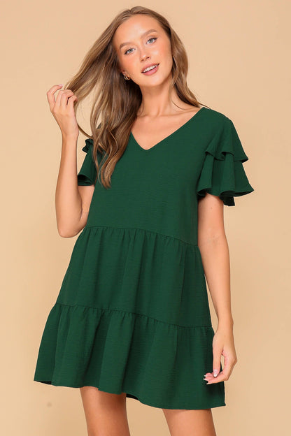 TIMING - Airflow Tiered Mini Dress