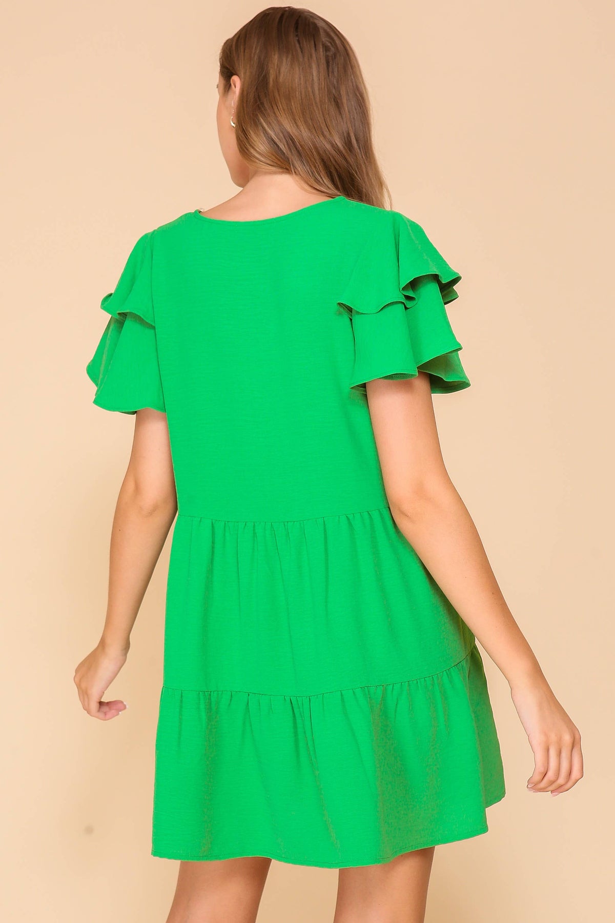 TIMING - Airflow Tiered Mini Dress