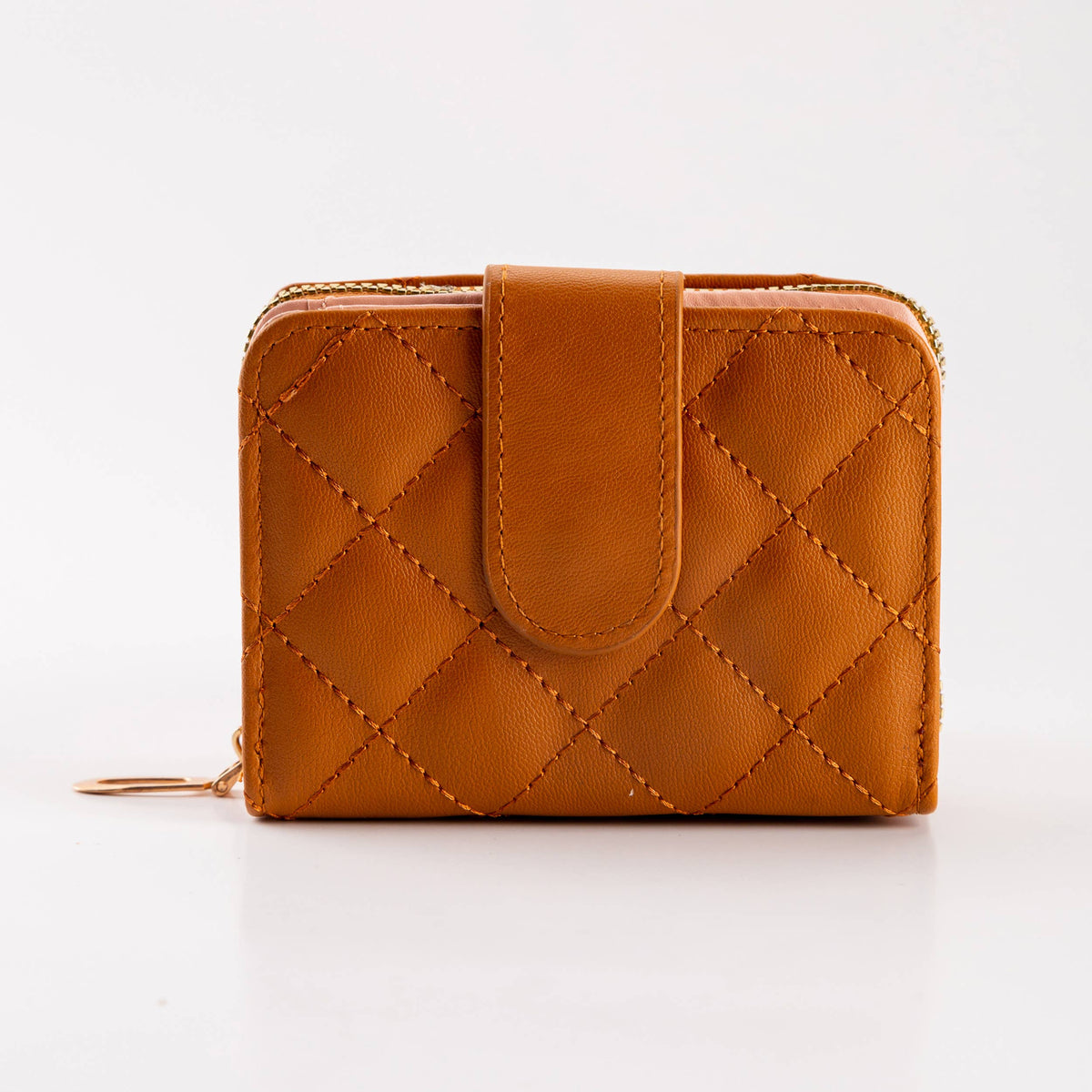 Hana - Diamond-Stitched Pattern Multi Slot  ID Window Wallet