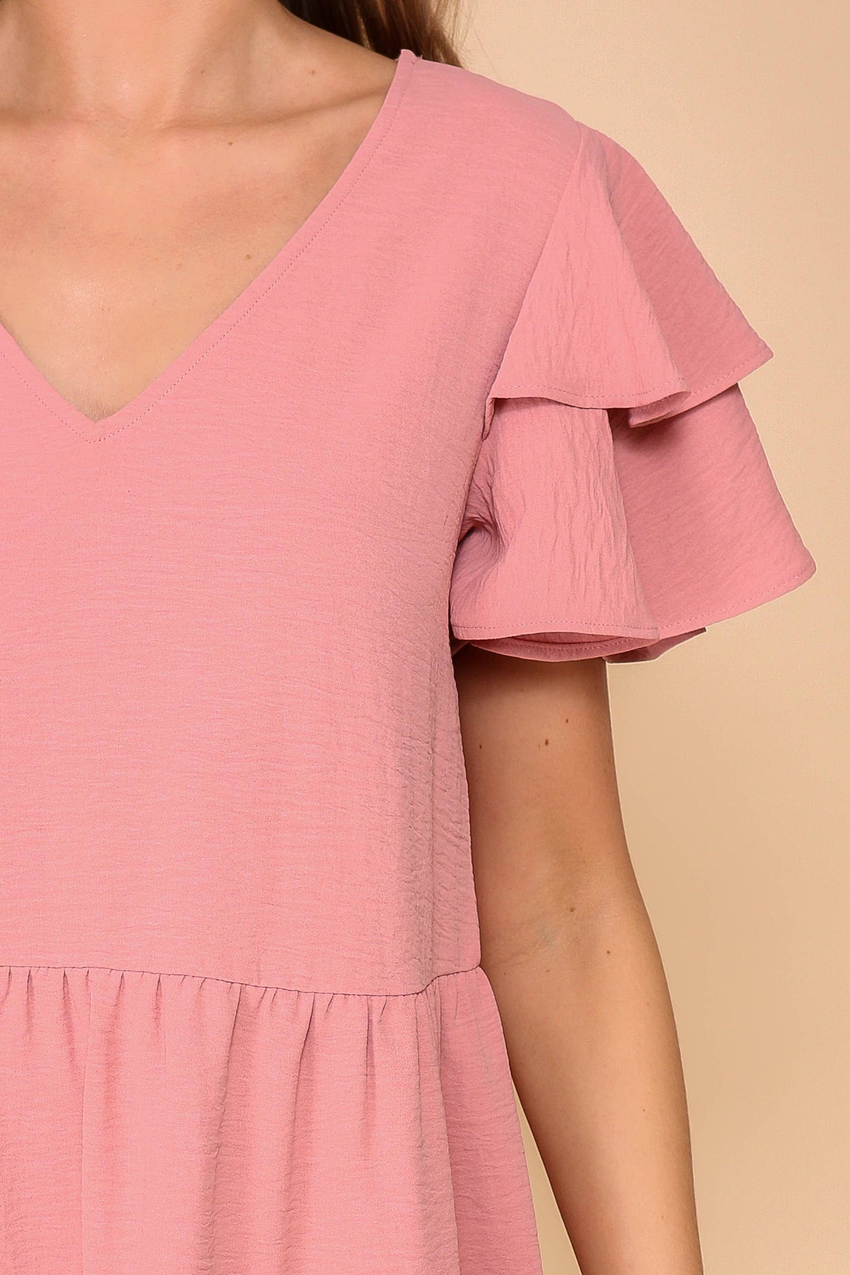 TIMING - Airflow Tiered Mini Dress