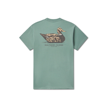 Classic wooden decoy and our love for all things camo