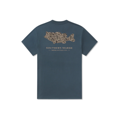 DARK BLUE WITH FISH N BACK