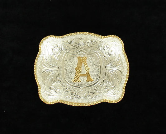 YOUTH INITIAL (A) BELT BUCKLE