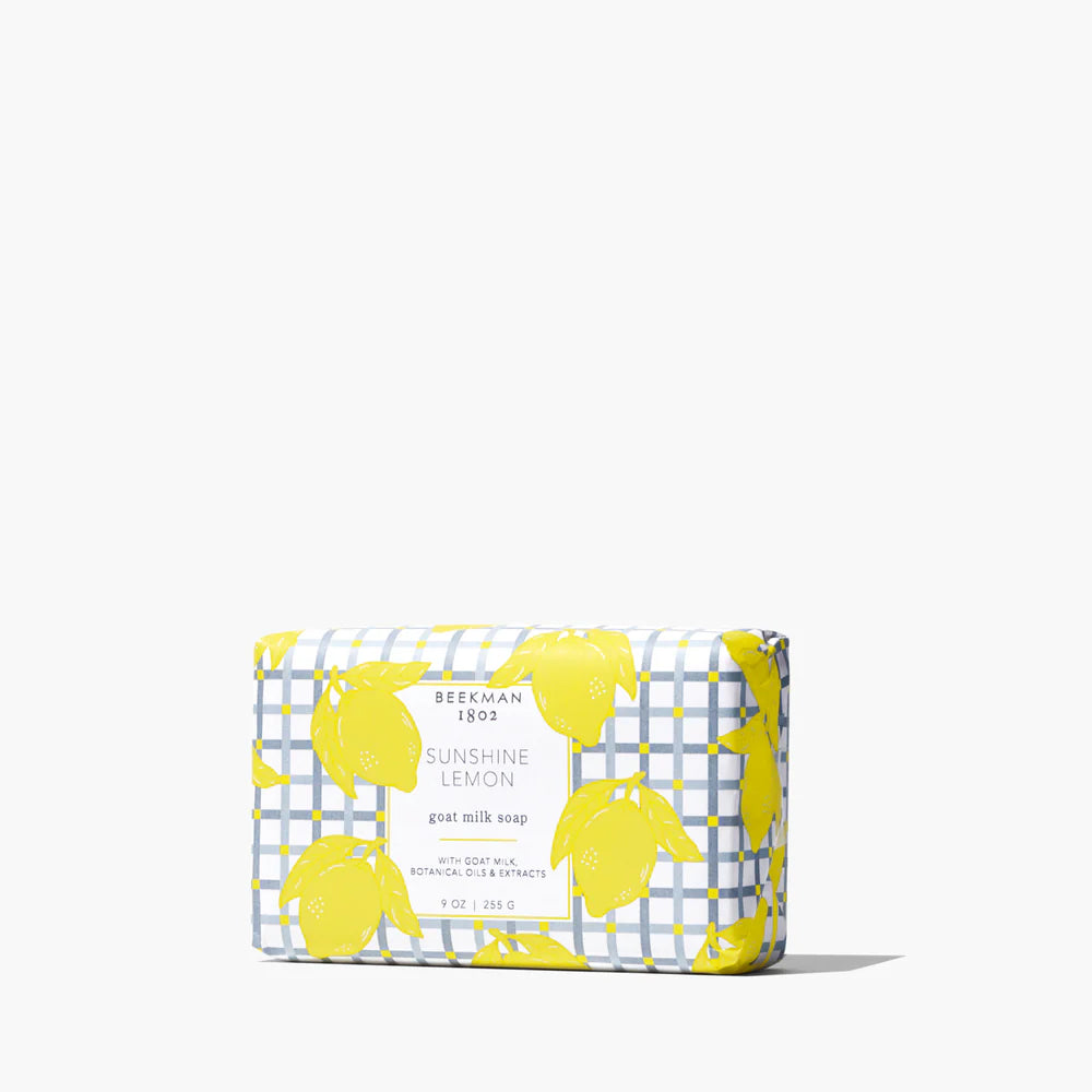BEEKMAN SUNSHINE LEMON GOAT SOAP