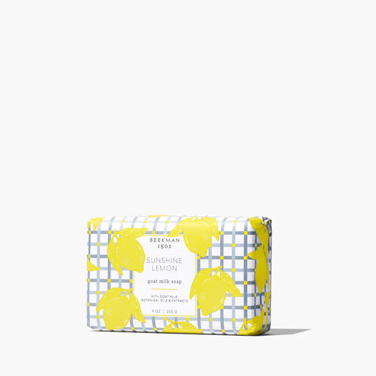 BEEKMAN SUNSHINE LEMON GOAT SOAP