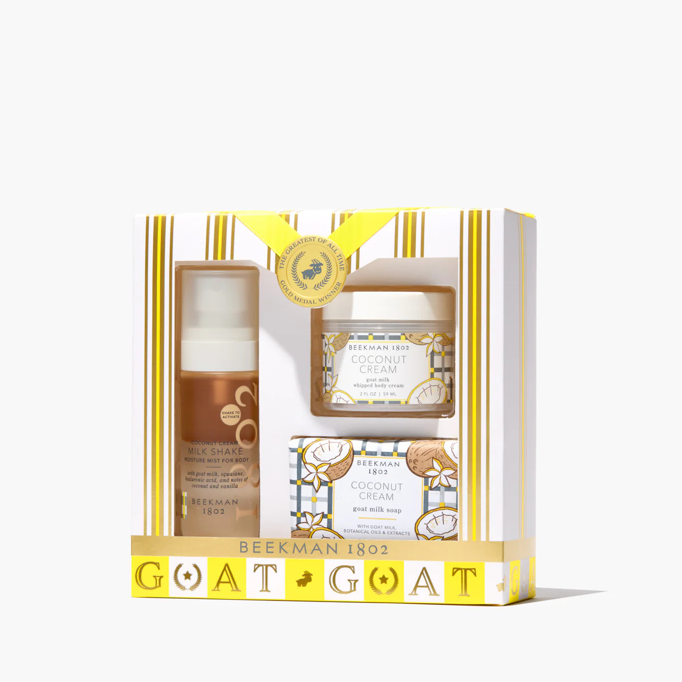 BEEKMAN Coconut Cream 3-Piece Bodycare Gift Set