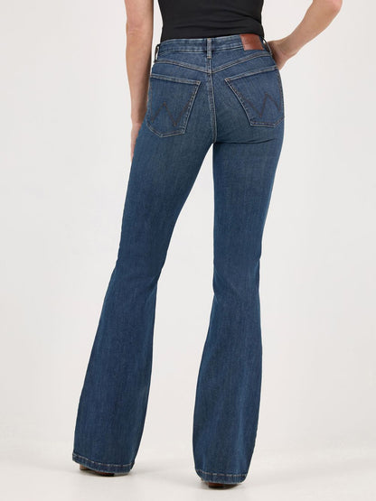 WRANGLER BESPOKE HIGHRISE FLARE- RAELYN - LADIES JEANS