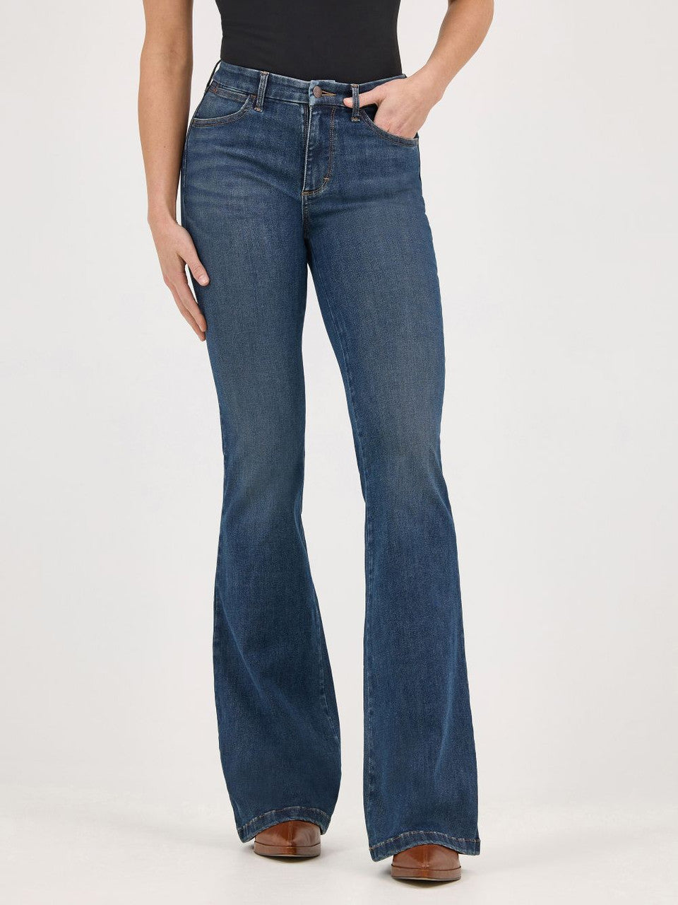 WRANGLER BESPOKE HIGHRISE FLARE- RAELYN - LADIES JEANS