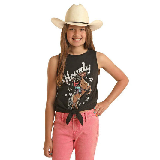 GRAPHIC TANK WITH TIE - BG20T03623