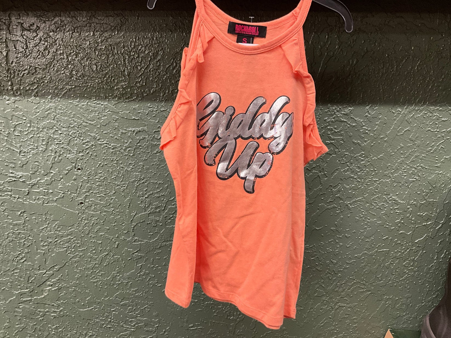 Graphic Tank with Ruffle - BG20T04358