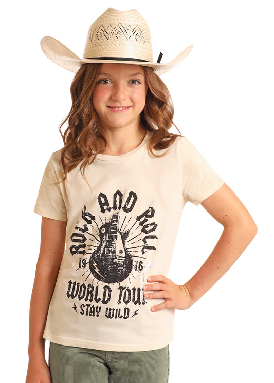 GIRL'S Star Print Tee