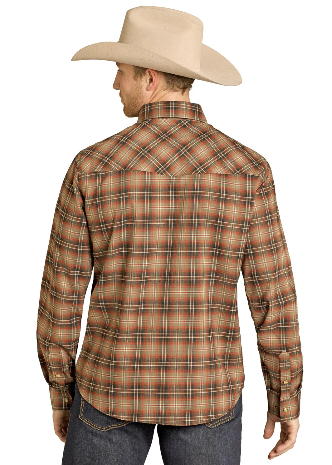 Rock & Roll Tek Stretched Plaid Shirt