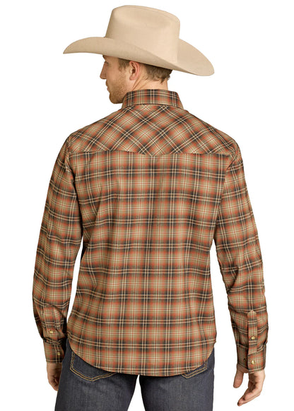 Rock & Roll Tek Stretched Plaid Shirt